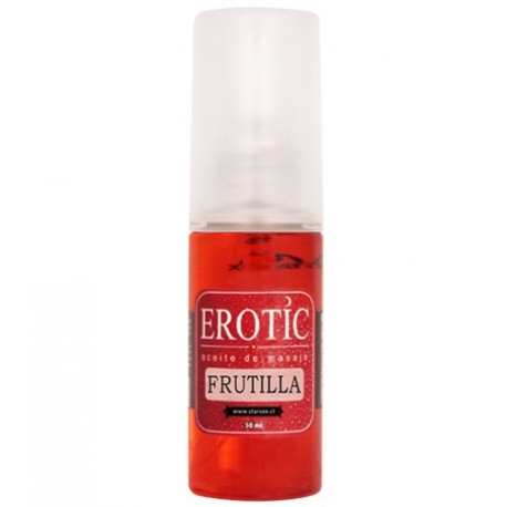 Aceite de Masaje Erotic Frutilla 50ml. 