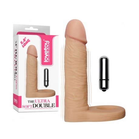 Doble Penetración Vibrador Ultra Soft Double