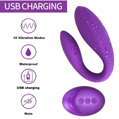 Vibrador estimulador dual 