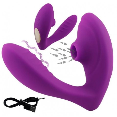 vibrador con succionador de clítoris