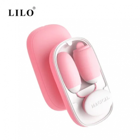 Huevo vibrador y lamedor con Caja magnetica MagicBox