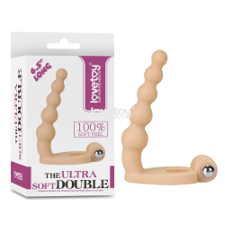 Anillo para pene con dildo UltraSoft Double